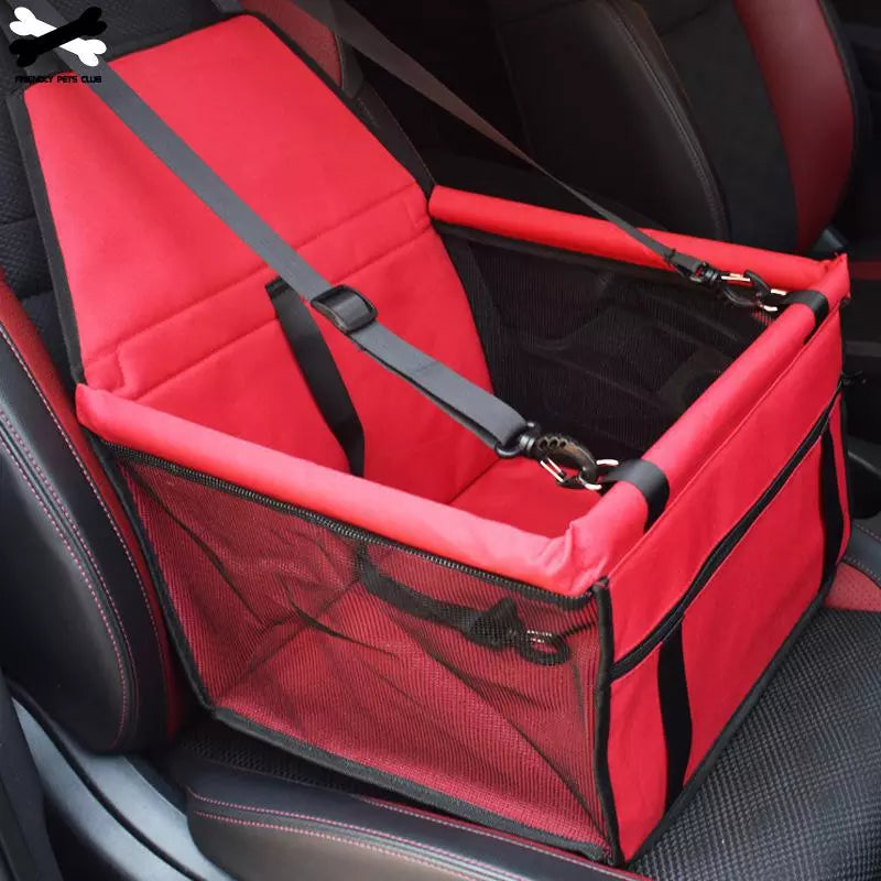 Folding car seat for dogs