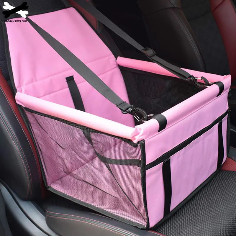 Folding car seat for dogs