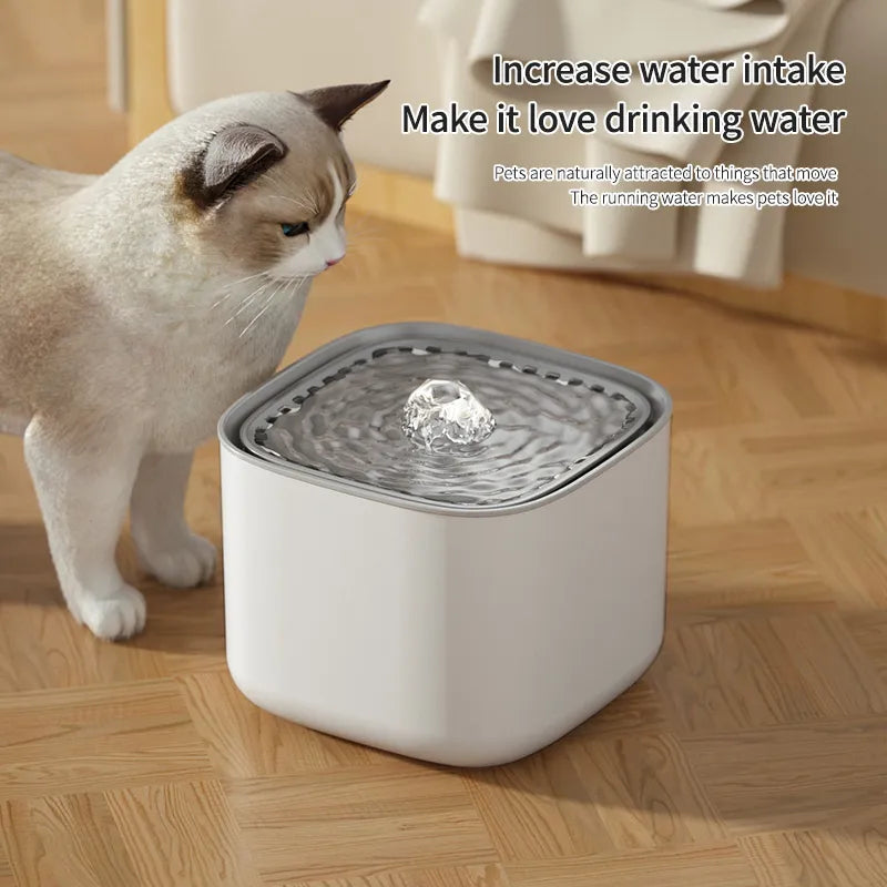 3L Cat Water Fountain Auto Recirculate