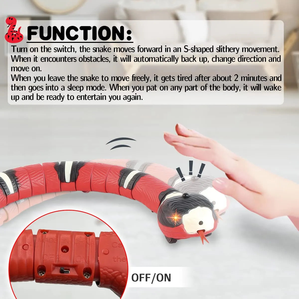 Smart Sensing Interactive Cat Toys Automatic